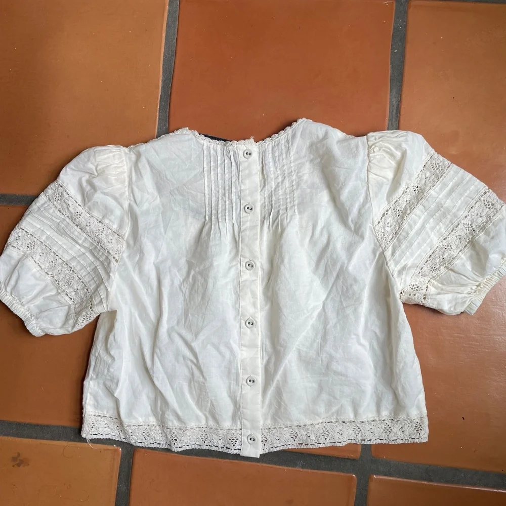 Hunter Bell Ousie Lace Blouse small - Picture 7 of 7